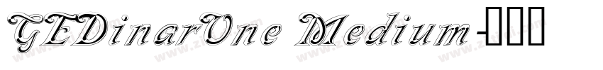 GEDinarOne Medium字体转换